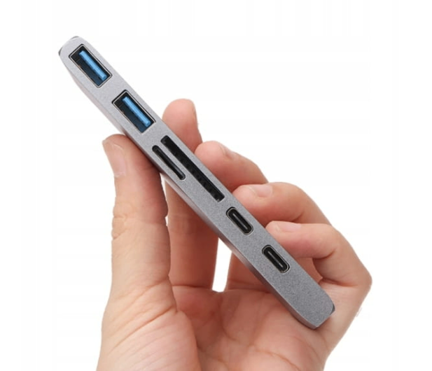 Zenwire Hub 7w1 USB-C HDMI 4K SD Thunderbolt 3.0 Macbook - 1604638 - zdjęcie 3